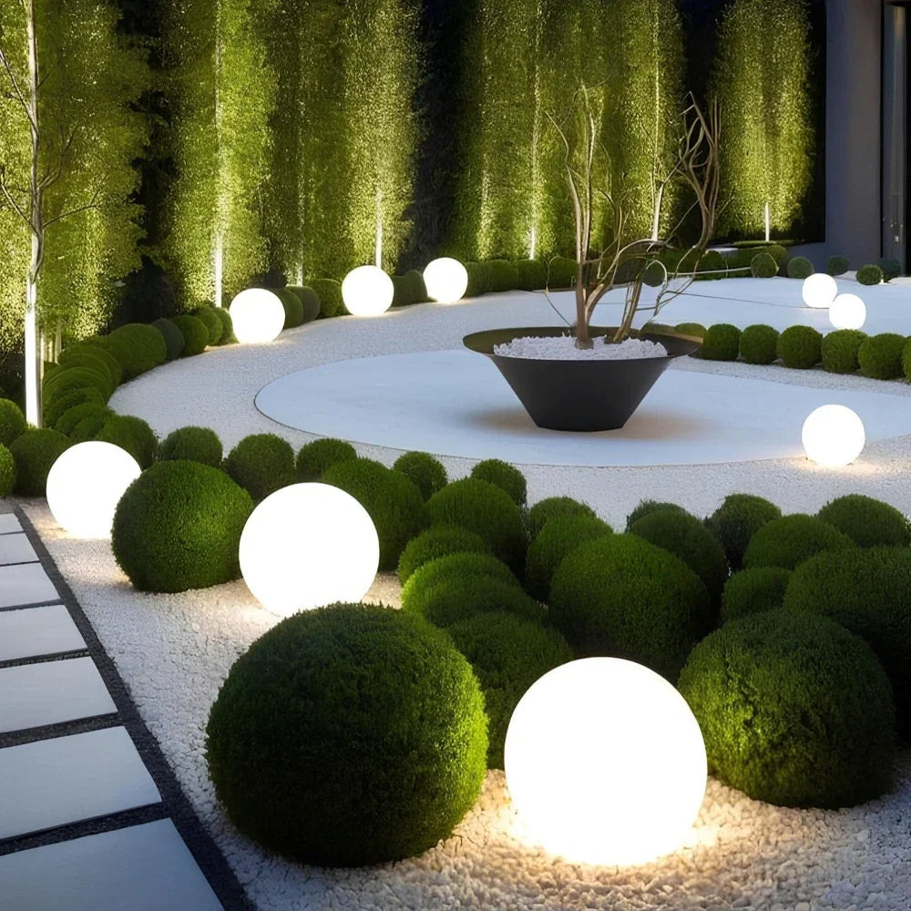 LED havekugle med 16 farver – dekorationslys til ude og inde