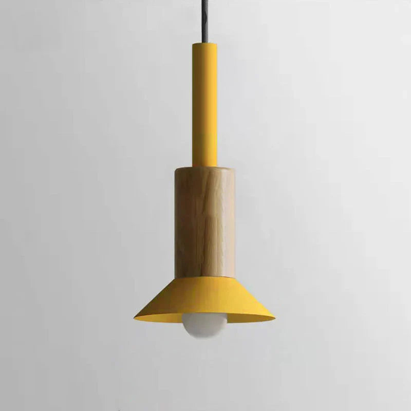 Farverig pendellampe i nordisk stil – macaron design med blødt lys