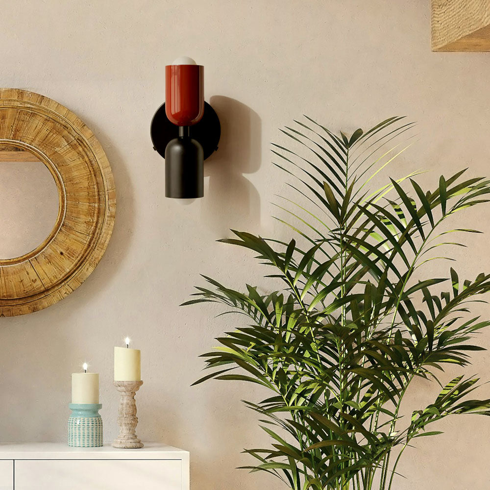 Eclipse Glow – Vintage Moderne Væglampe med Dobbeltsidet LED-belysning