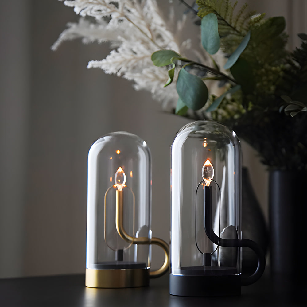 Velmira – Trådløs Genopladelig Bordlampe med LED til Indendørs og Udendørs Brug