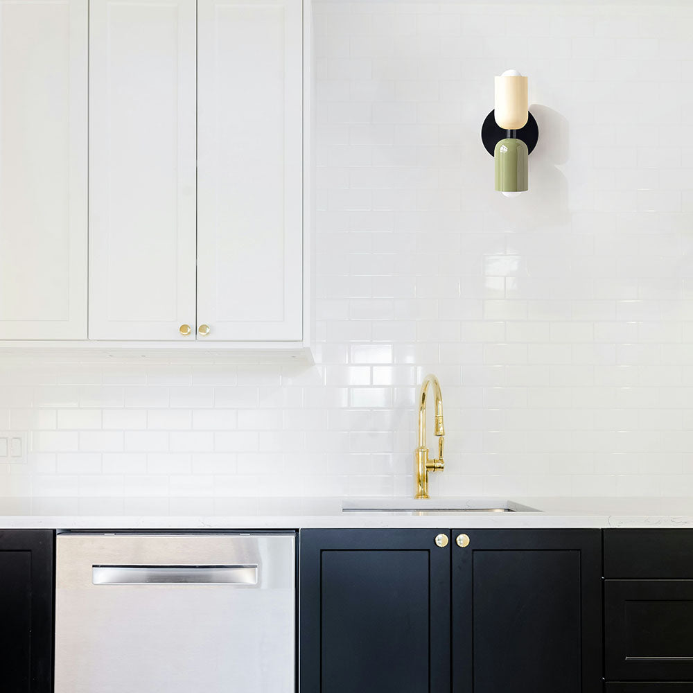 Eclipse Glow – Vintage Moderne Væglampe med Dobbeltsidet LED-belysning