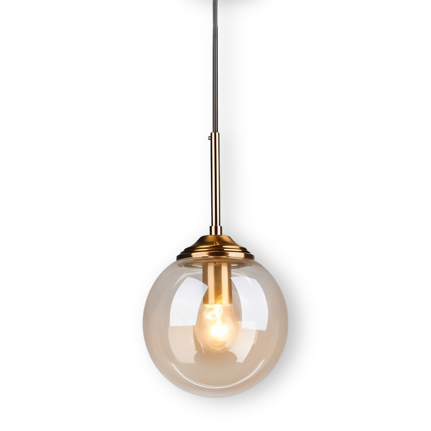 Lunara Pendellampe – Nordisk Pendellampe i Glas med LED-belysning