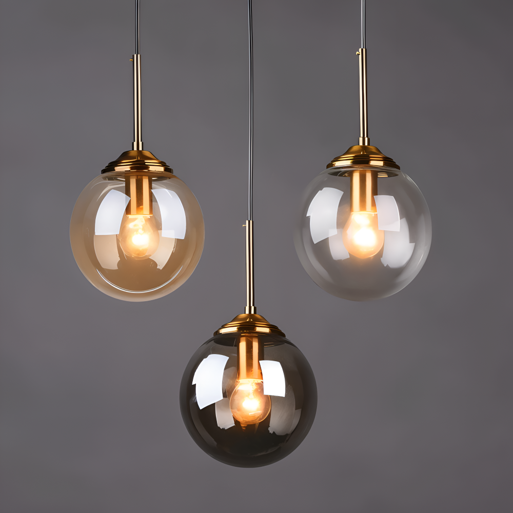 Lunara Pendellampe – Nordisk Pendellampe i Glas med LED-belysning
