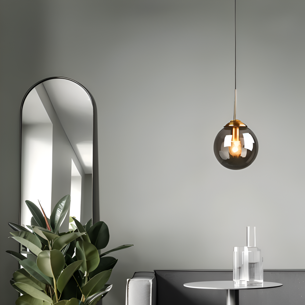 Lunara Pendellampe – Nordisk Pendellampe i Glas med LED-belysning