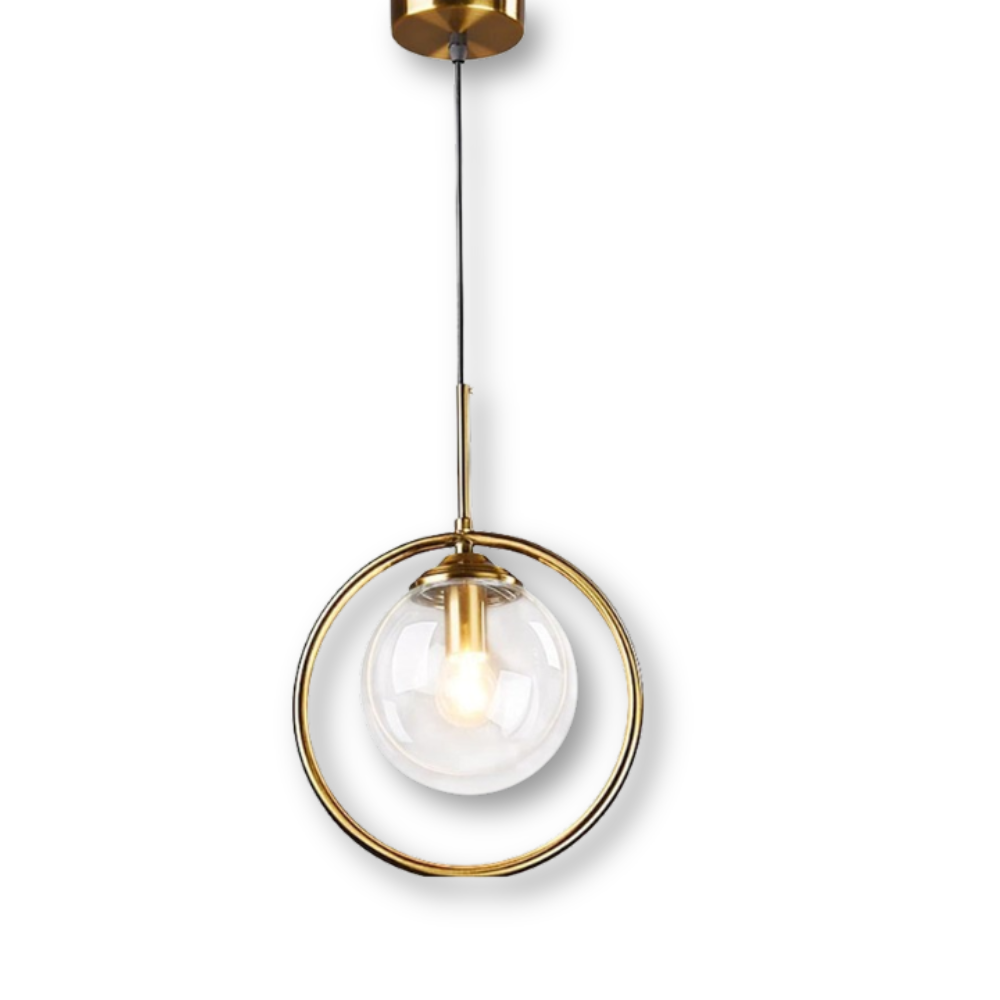 Lunara Pendellampe – Nordisk Pendellampe i Glas med LED-belysning