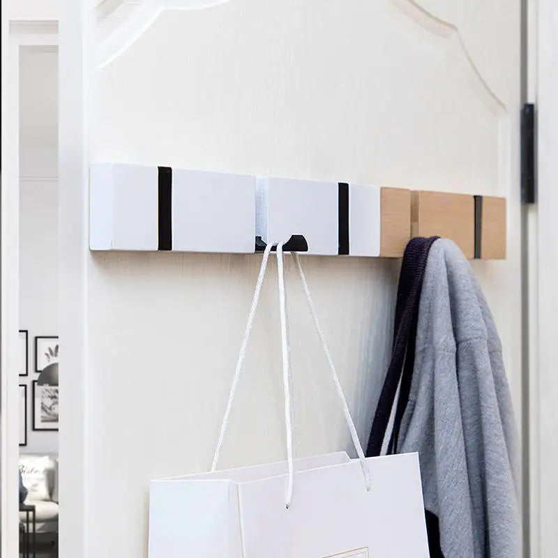 Bambora – Vægorganisator i Bambus med Foldbare Kroge