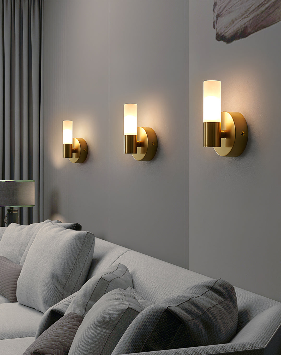 Brassia – Elegant Væglampe i Messing med Energieffektiv LED-Belysning