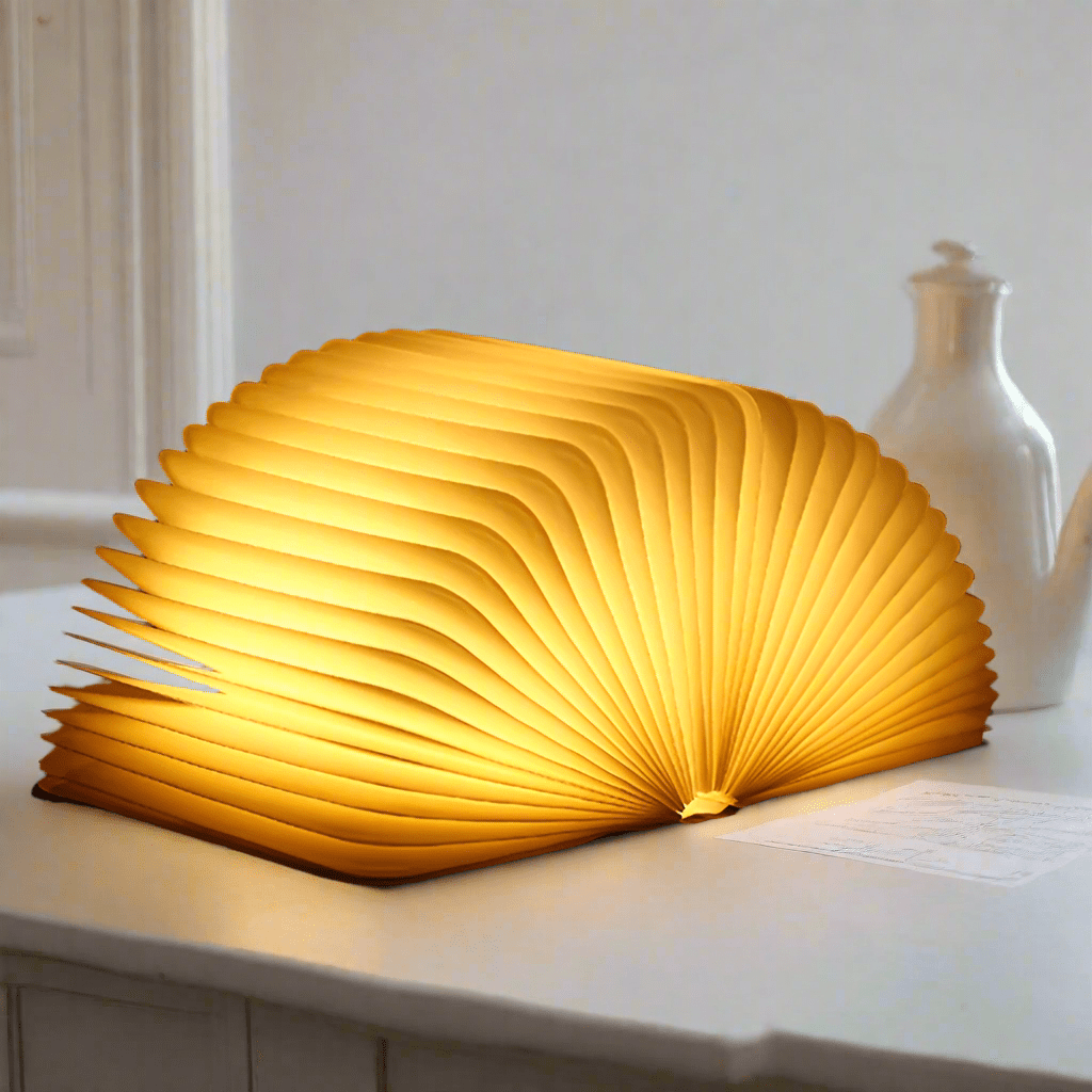 Boglampe med LED lys og sensorstyring – trådløs designlampe