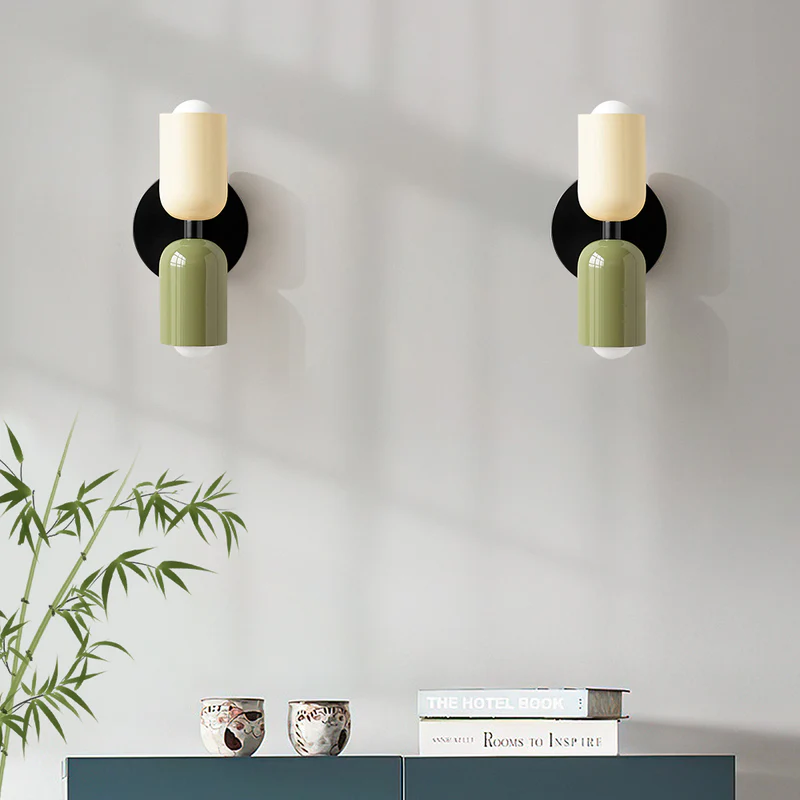 Eclipse Glow – Vintage Moderne Væglampe med Dobbeltsidet LED-belysning