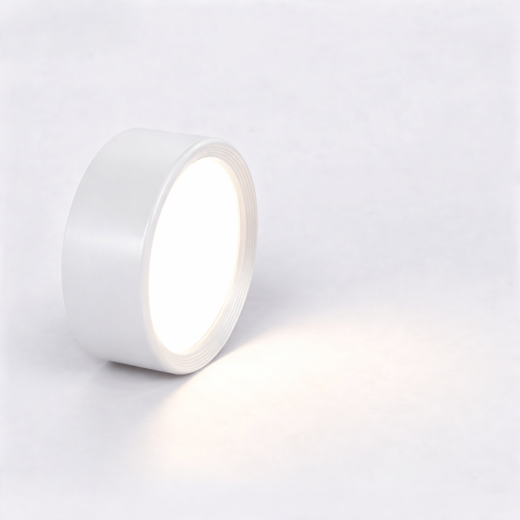 AluminBeam – Ultra Slim Rund LED Loftlampe i Aluminium