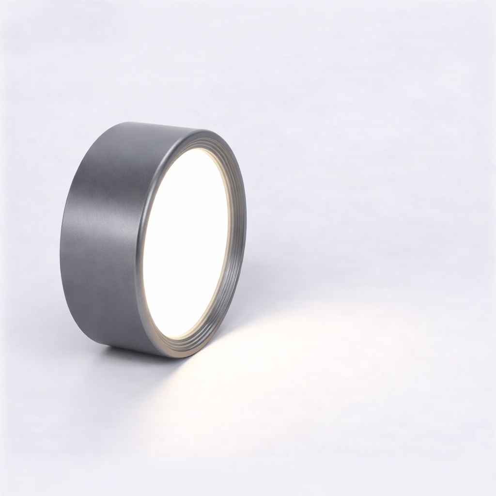 AluminBeam – Ultra Slim Rund LED Loftlampe i Aluminium