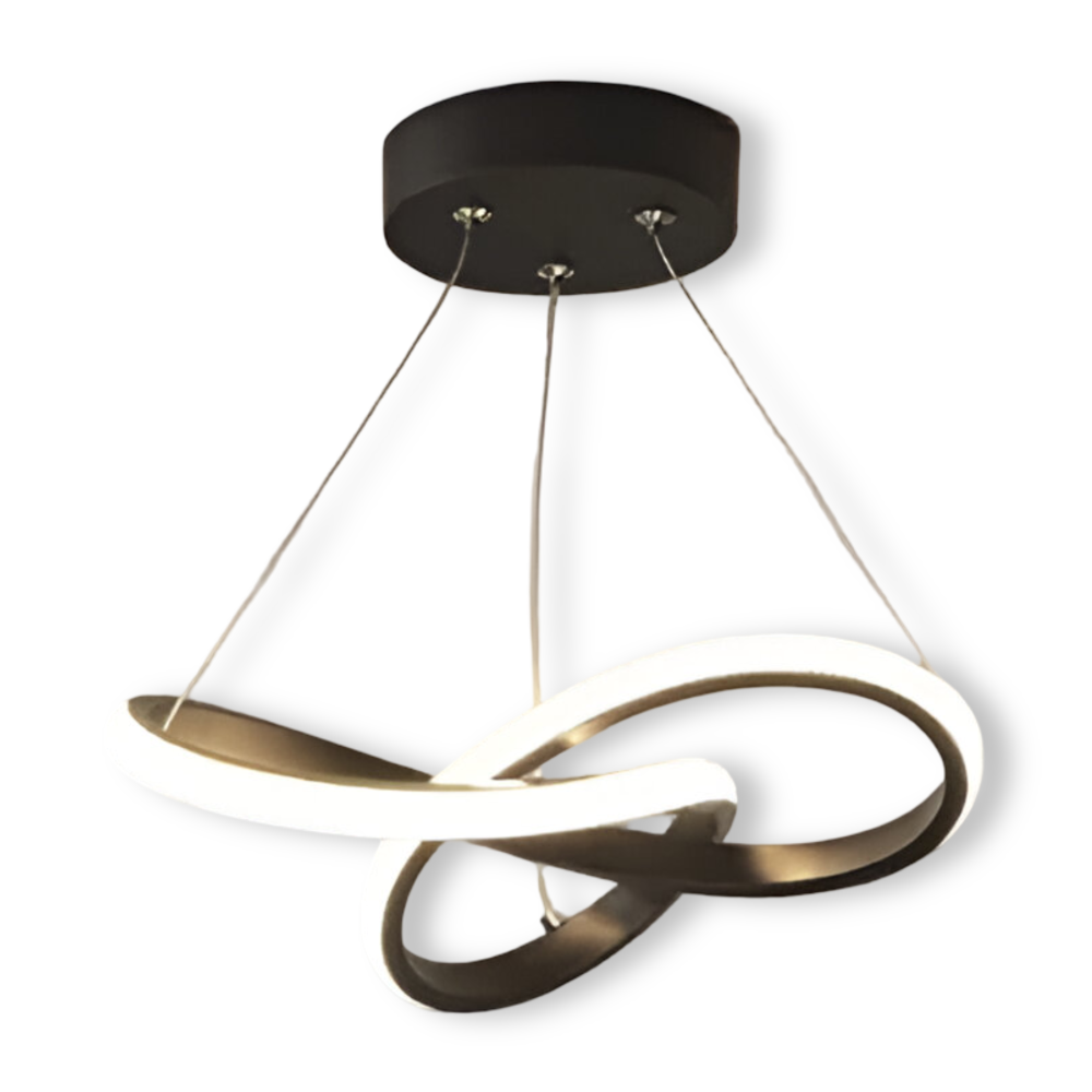 SpiraGlow Loftlampe – Moderne LED Loftlampe med Skulpturel Spiraldesign