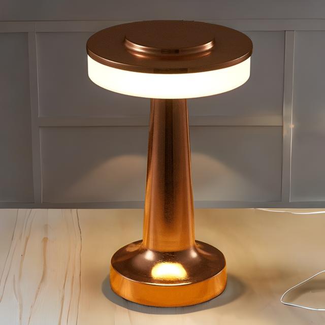 Lunivo Bordslampe – Trådløs LED Bordslampe med Touchsensor og Genopladeligt Batteri