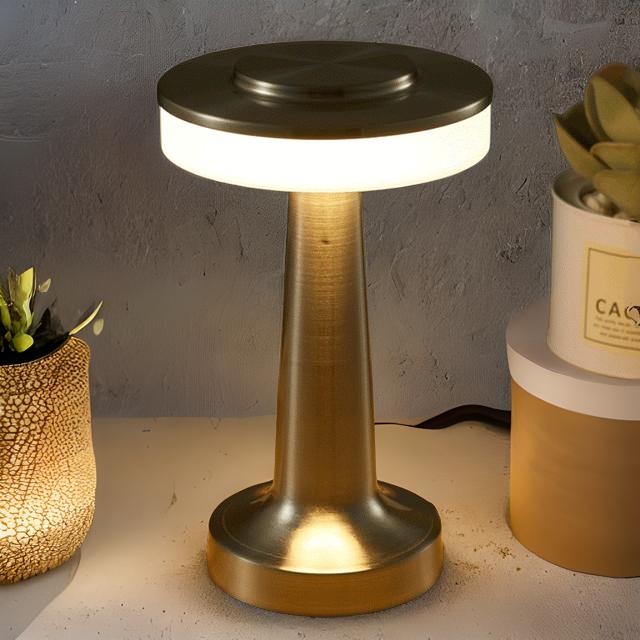 Lunivo Bordslampe – Trådløs LED Bordslampe med Touchsensor og Genopladeligt Batteri