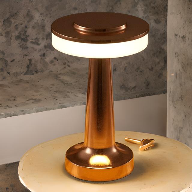 Lunivo Bordslampe – Trådløs LED Bordslampe med Touchsensor og Genopladeligt Batteri