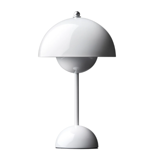 Le Refuge – Dæmpbar Trådløs Bordlampe med Elegant Urtepottedesign