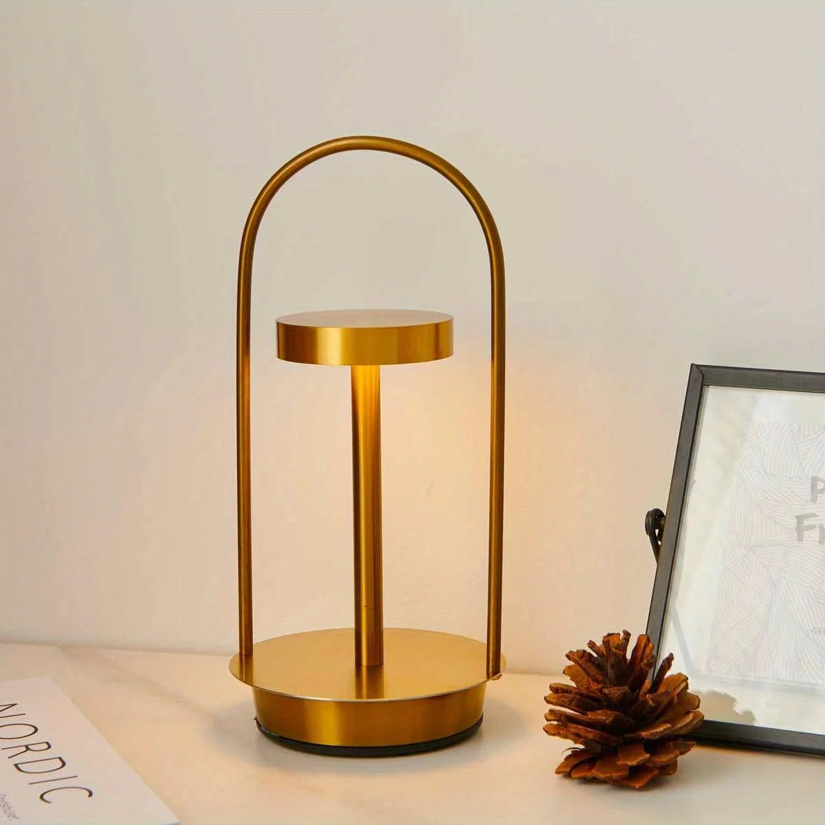Dæmpbar LED bordlampe med USB opladning – moderne design