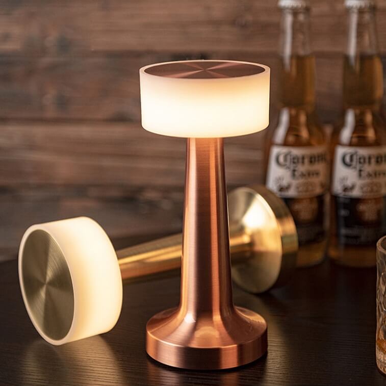 Dæmpbar bordlampe LED – trådløs lampe til café, restaurant og hjem