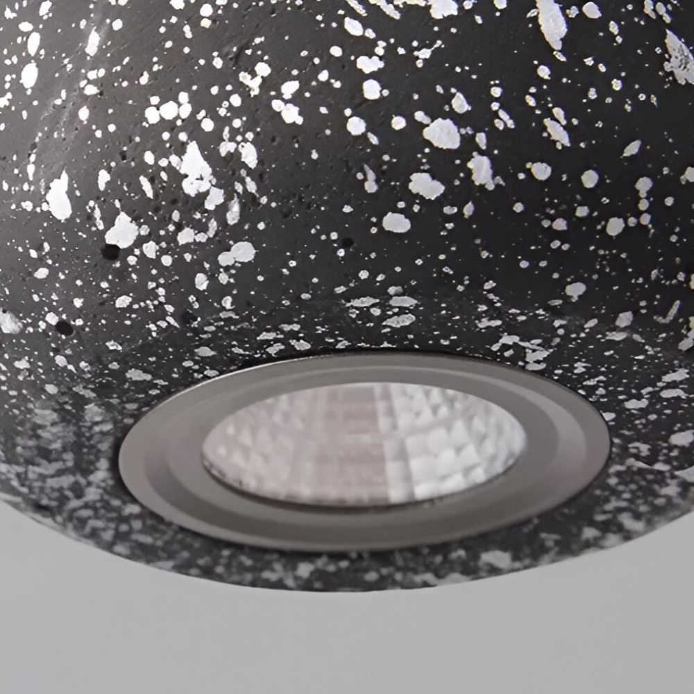 Cemora Pendel – Industriel Loftlampe i Cement og Glas