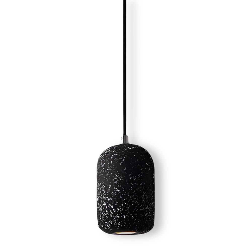 Cemora Pendel – Industriel Loftlampe i Cement og Glas