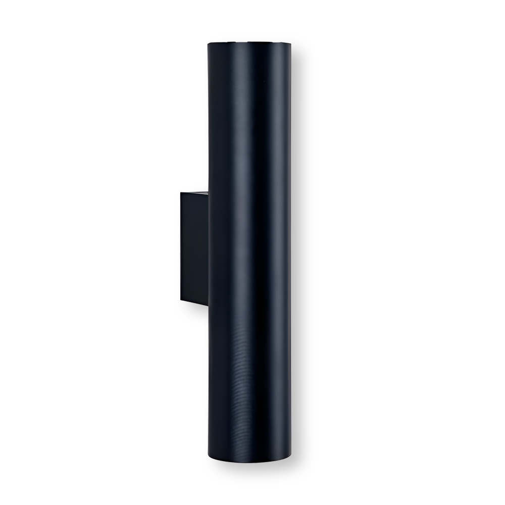 Væglampe med dobbelt lysretning – moderne cylinder lampe i aluminium