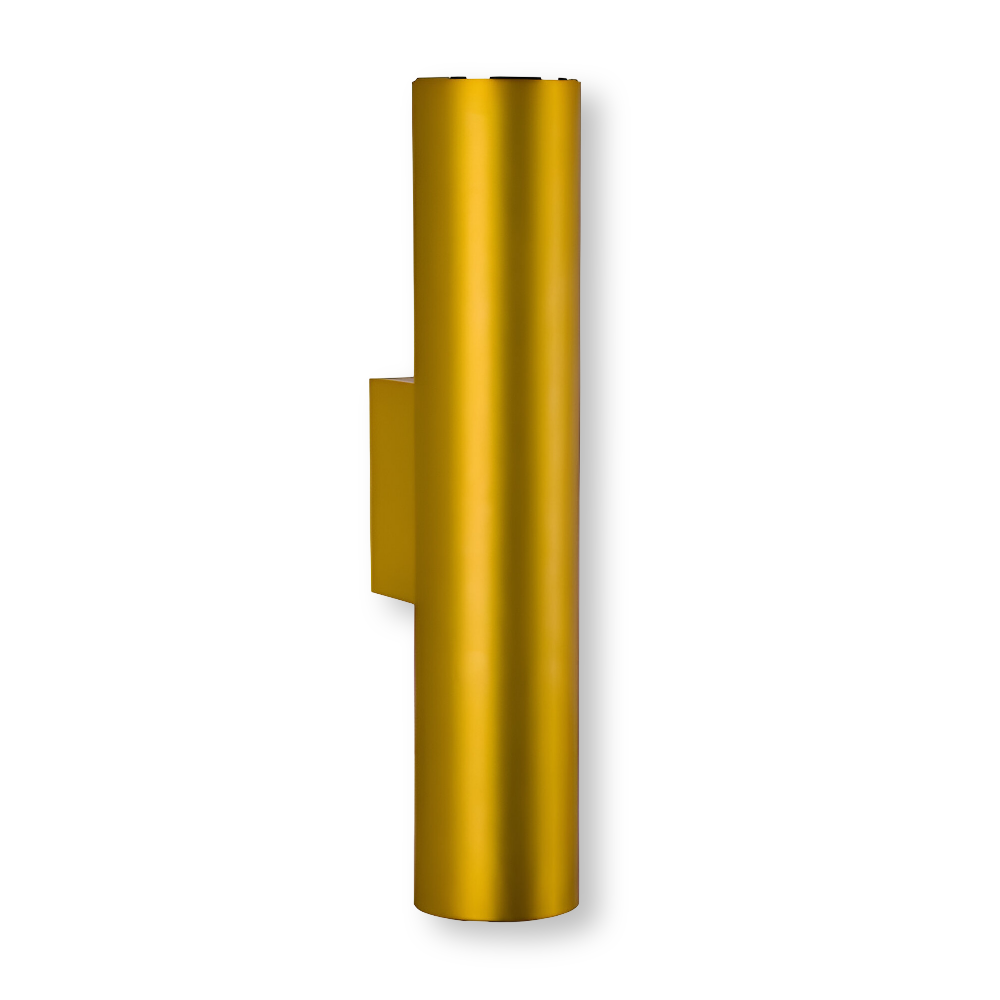 Væglampe med dobbelt lysretning – moderne cylinder lampe i aluminium
