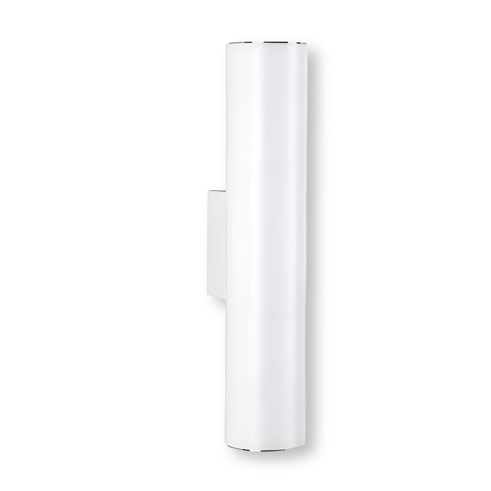 Væglampe med dobbelt lysretning – moderne cylinder lampe i aluminium