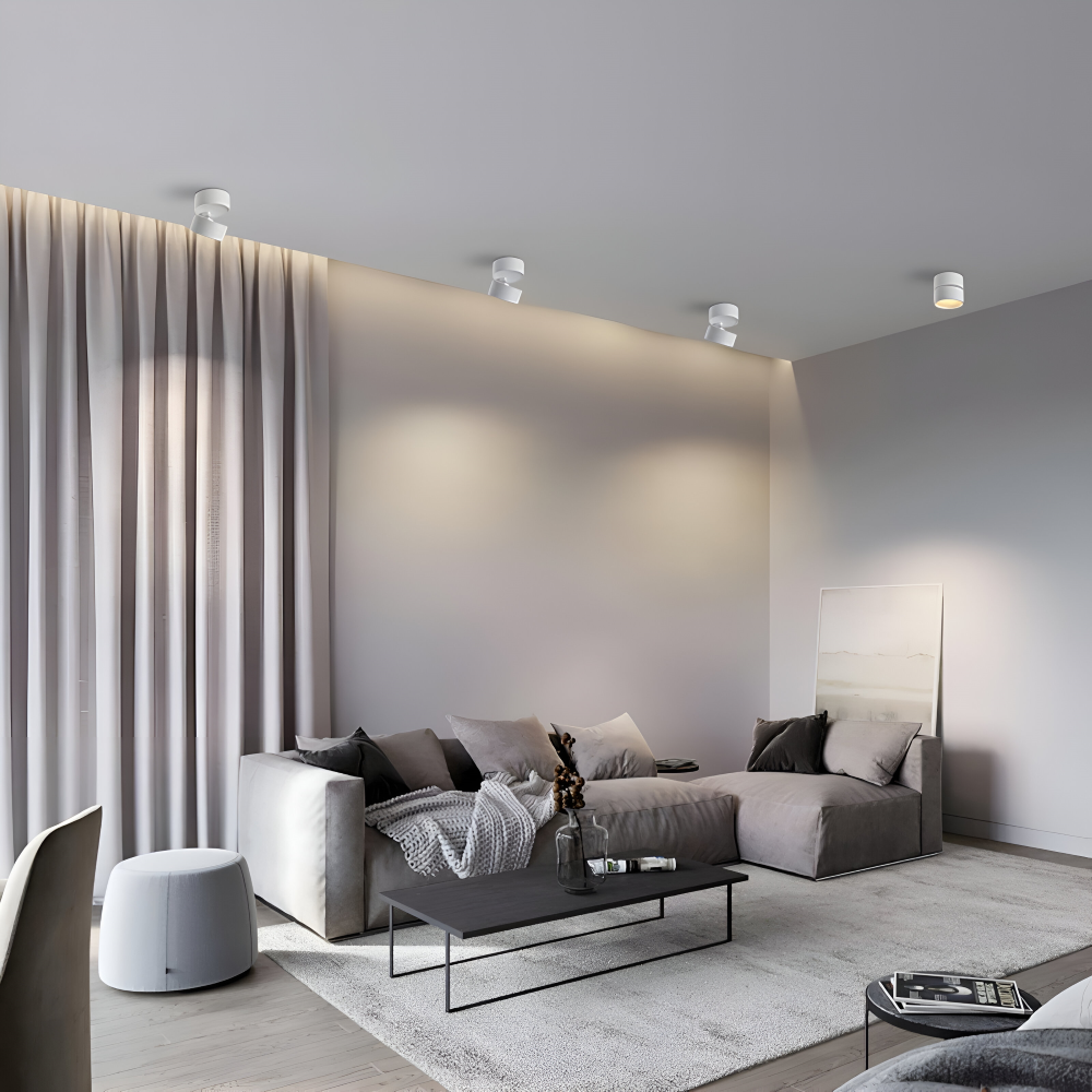 Alviro – Justerbar Moderne LED Spot Loftlampe i Aluminium