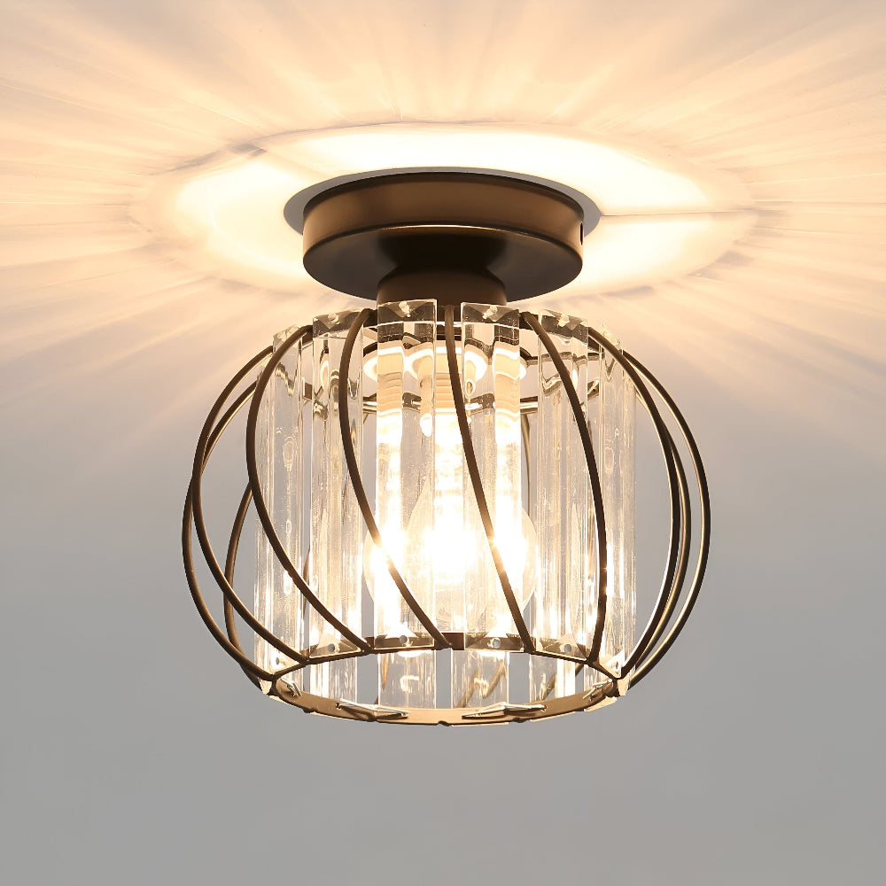 Glasora – Skandinavisk Taklampa i Glas med Minimalistisk Design