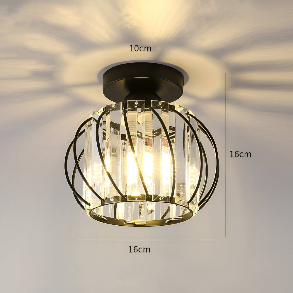 Glasora – Skandinavisk Taklampa i Glas med Minimalistisk Design