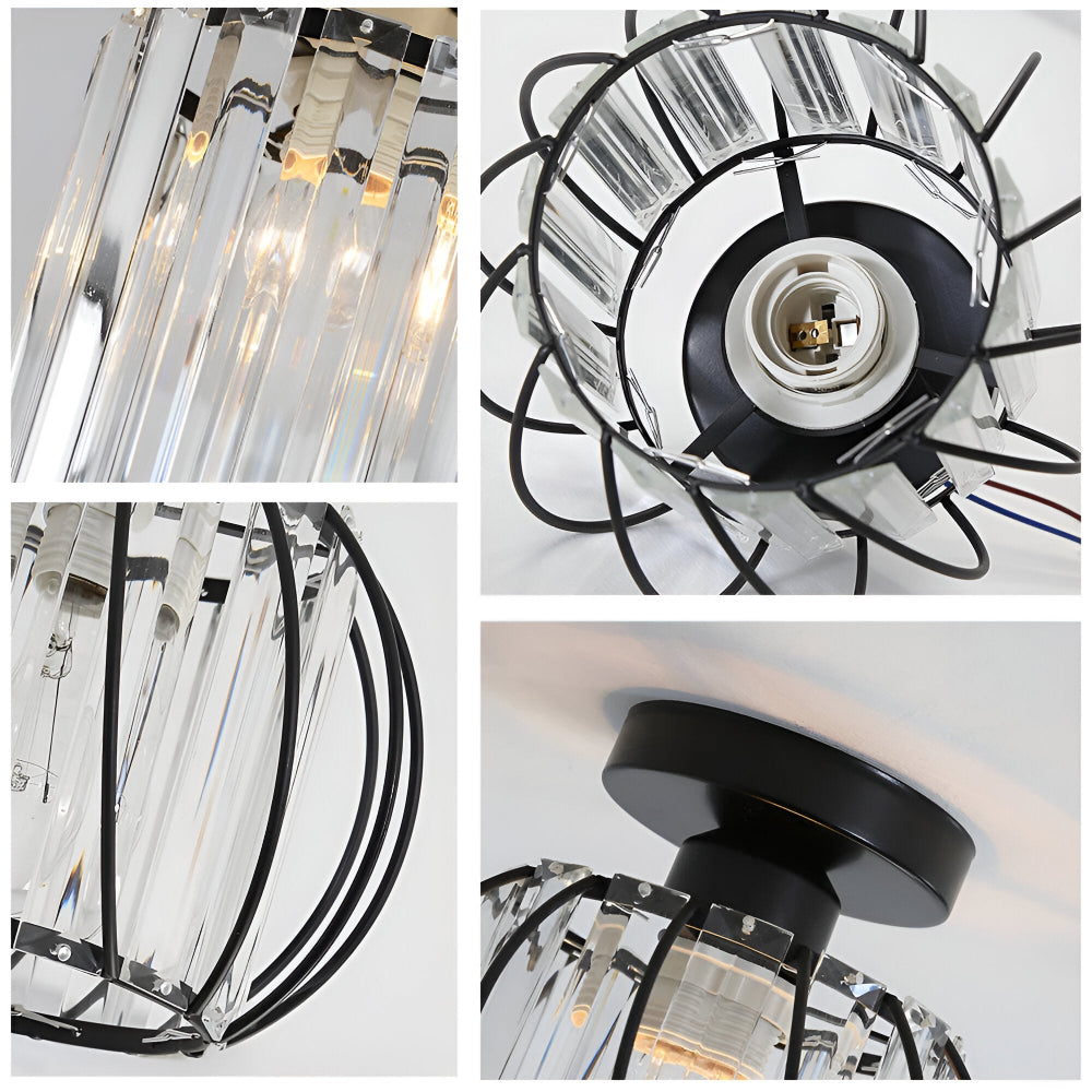 Glasora – Skandinavisk Taklampa i Glas med Minimalistisk Design