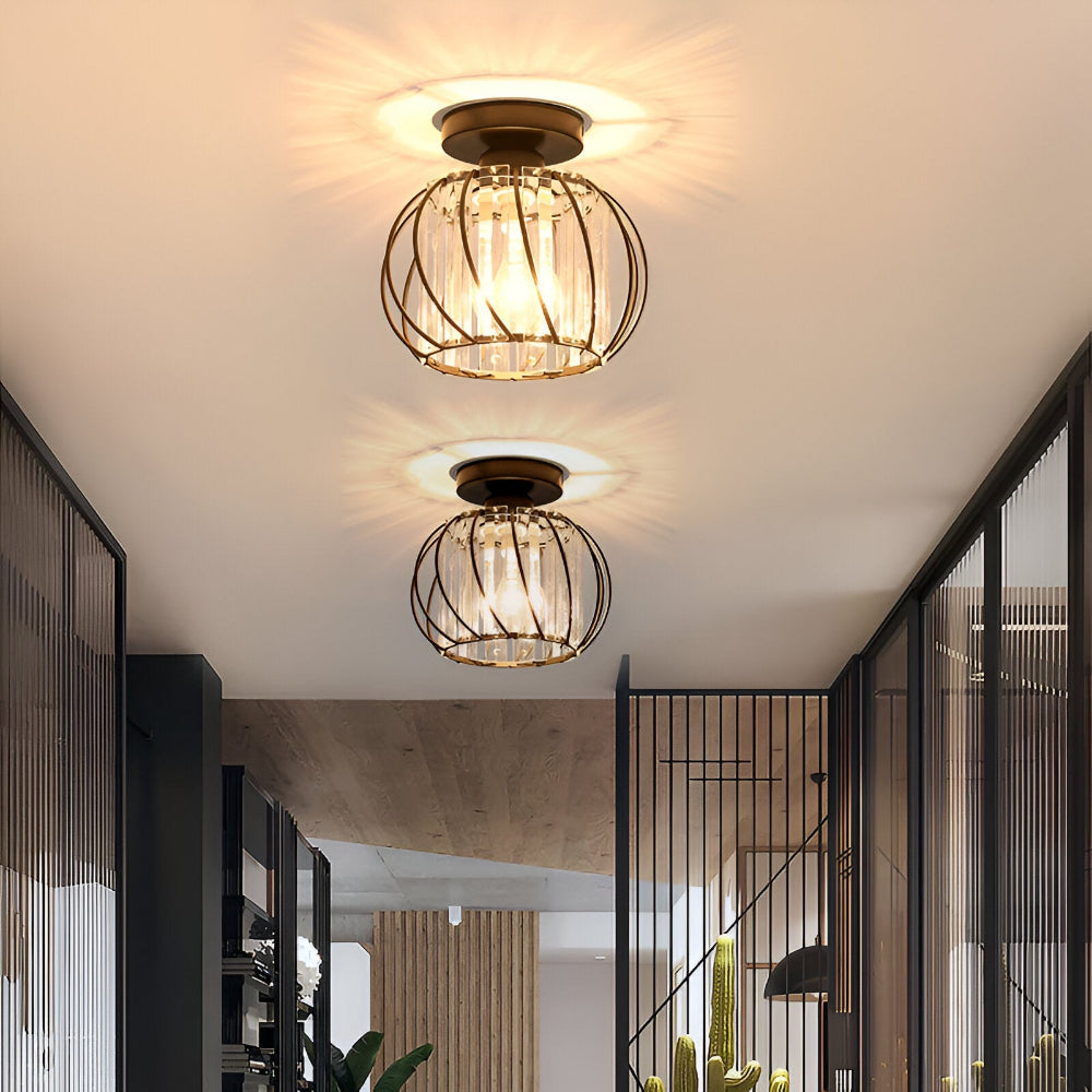 Glasora – Skandinavisk Taklampa i Glas med Minimalistisk Design