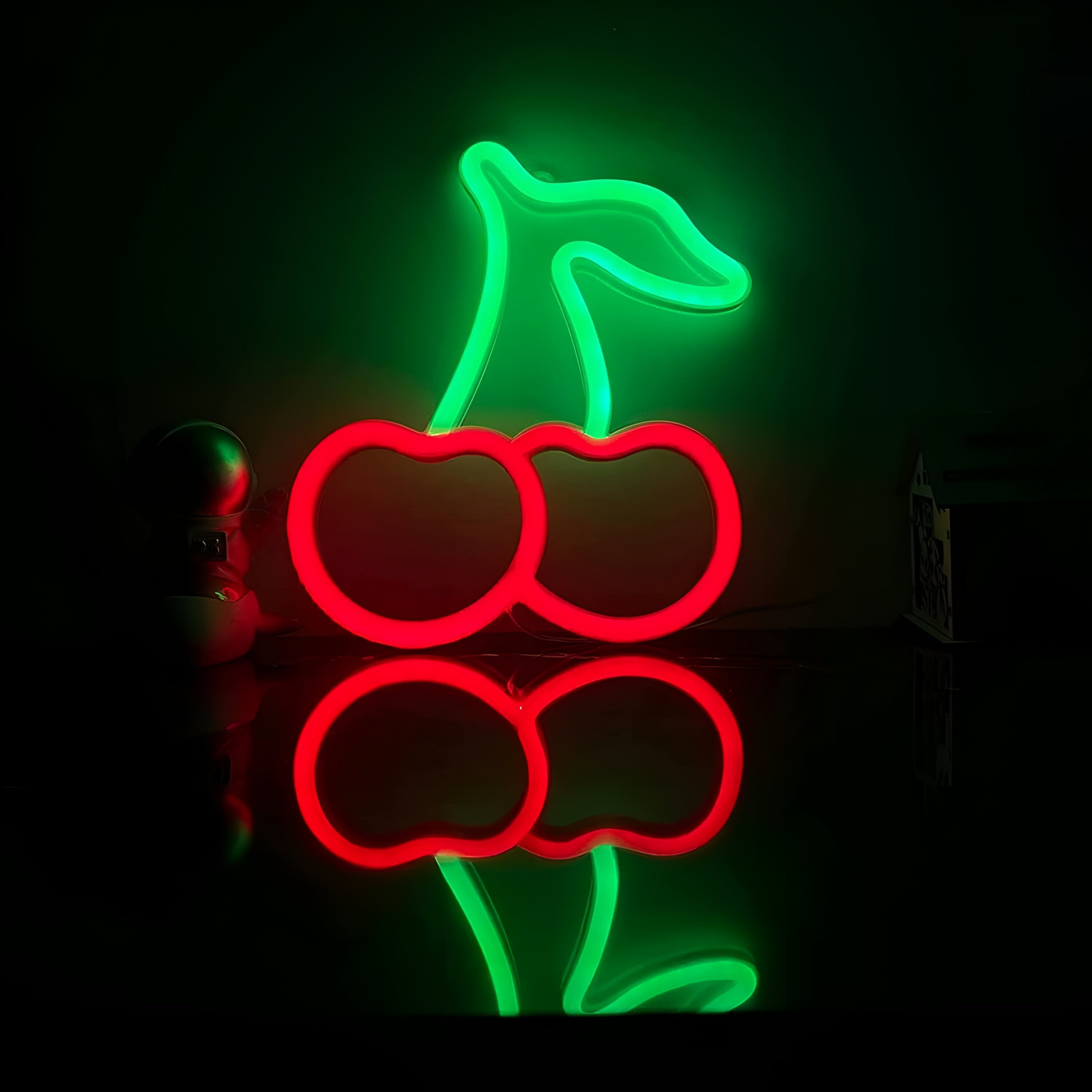 Neonskilt LED fastfood – farverigt skilt til bar og restaurant
