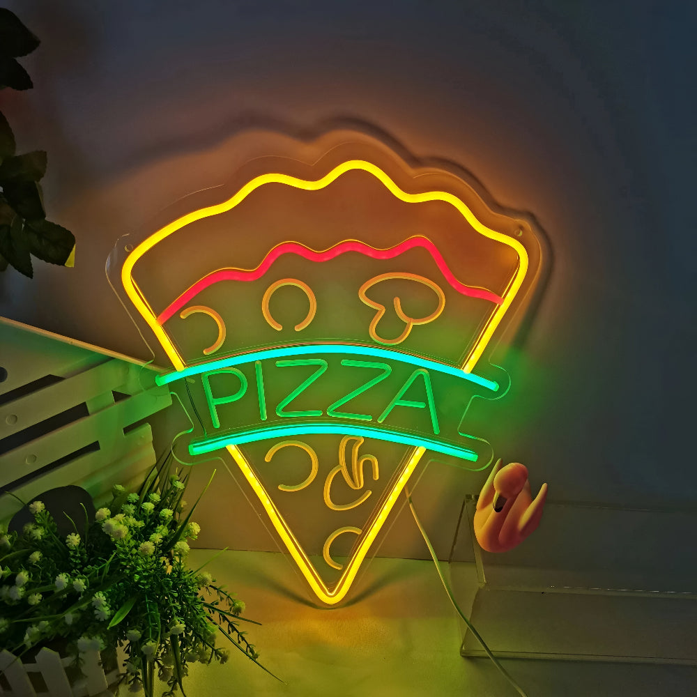 Neonskilt LED fastfood – farverigt skilt til bar og restaurant