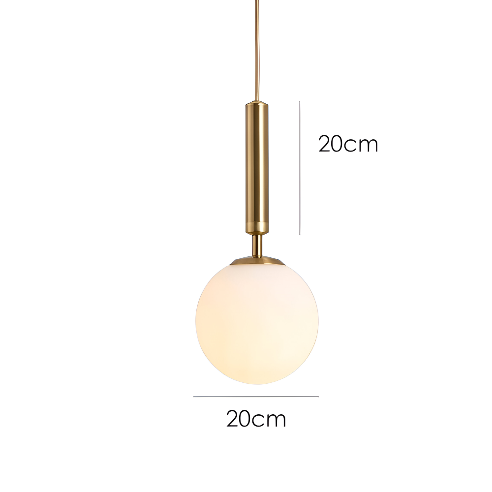 Hvid glas pendellampe – moderne nordisk design med blødt lys