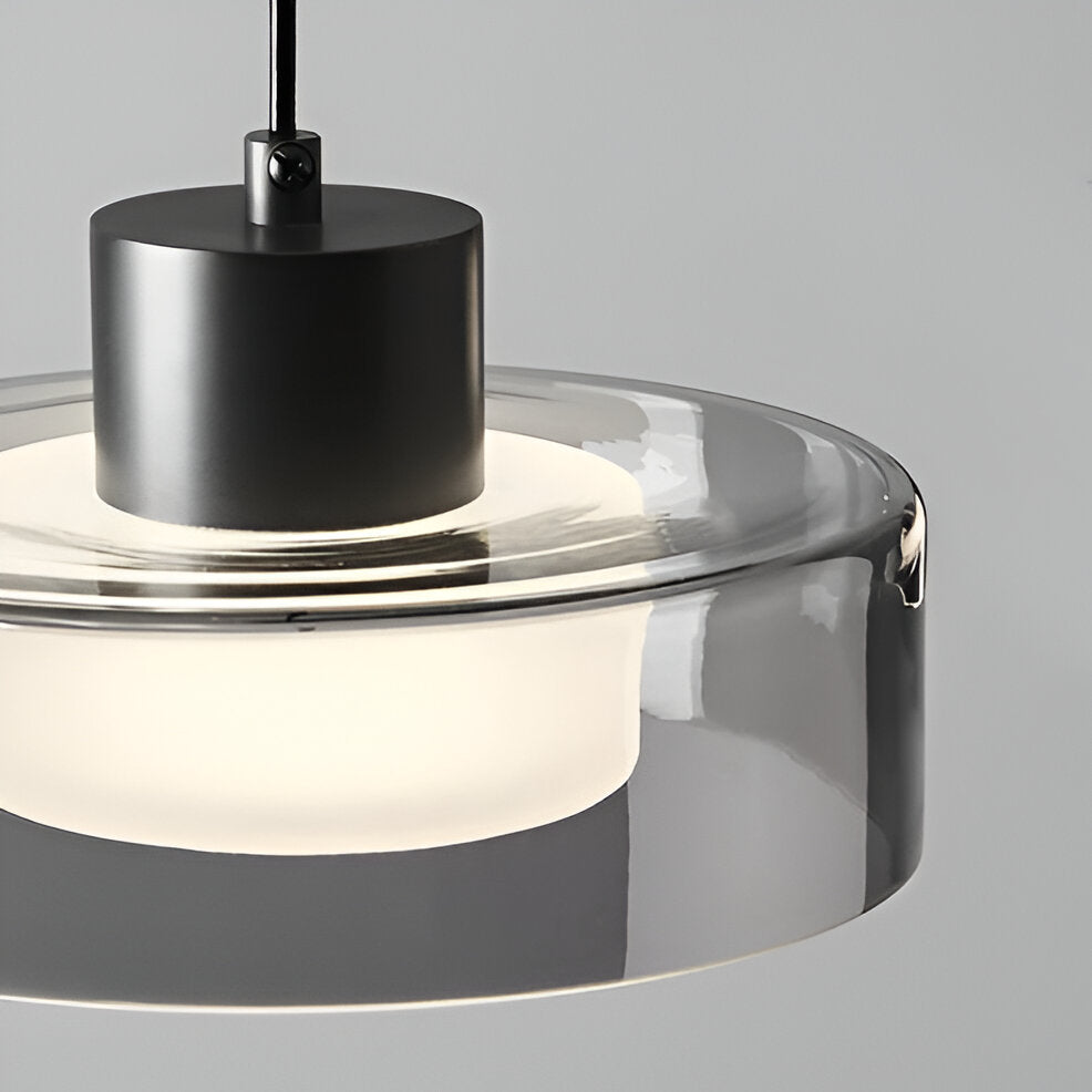 FumoGlas Pendel – Cirkulær Røgglas Pendellampe i Moderne Minimalistisk Design