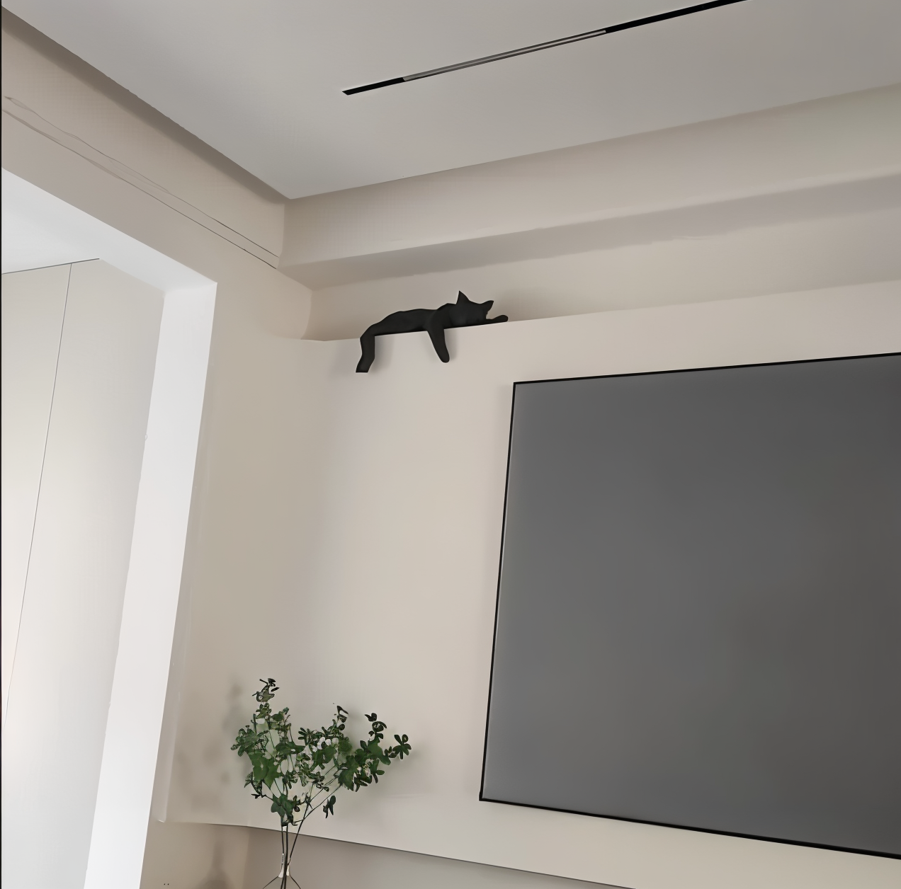 3D origami kat DIY dekoration til moderne indretning