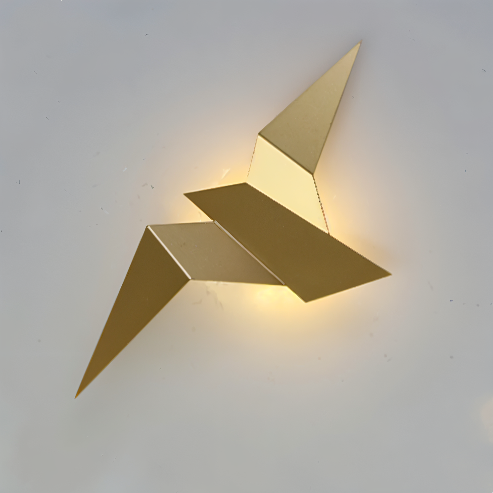 Japansk væglampe med origami fugledesign – moderne væglampe
