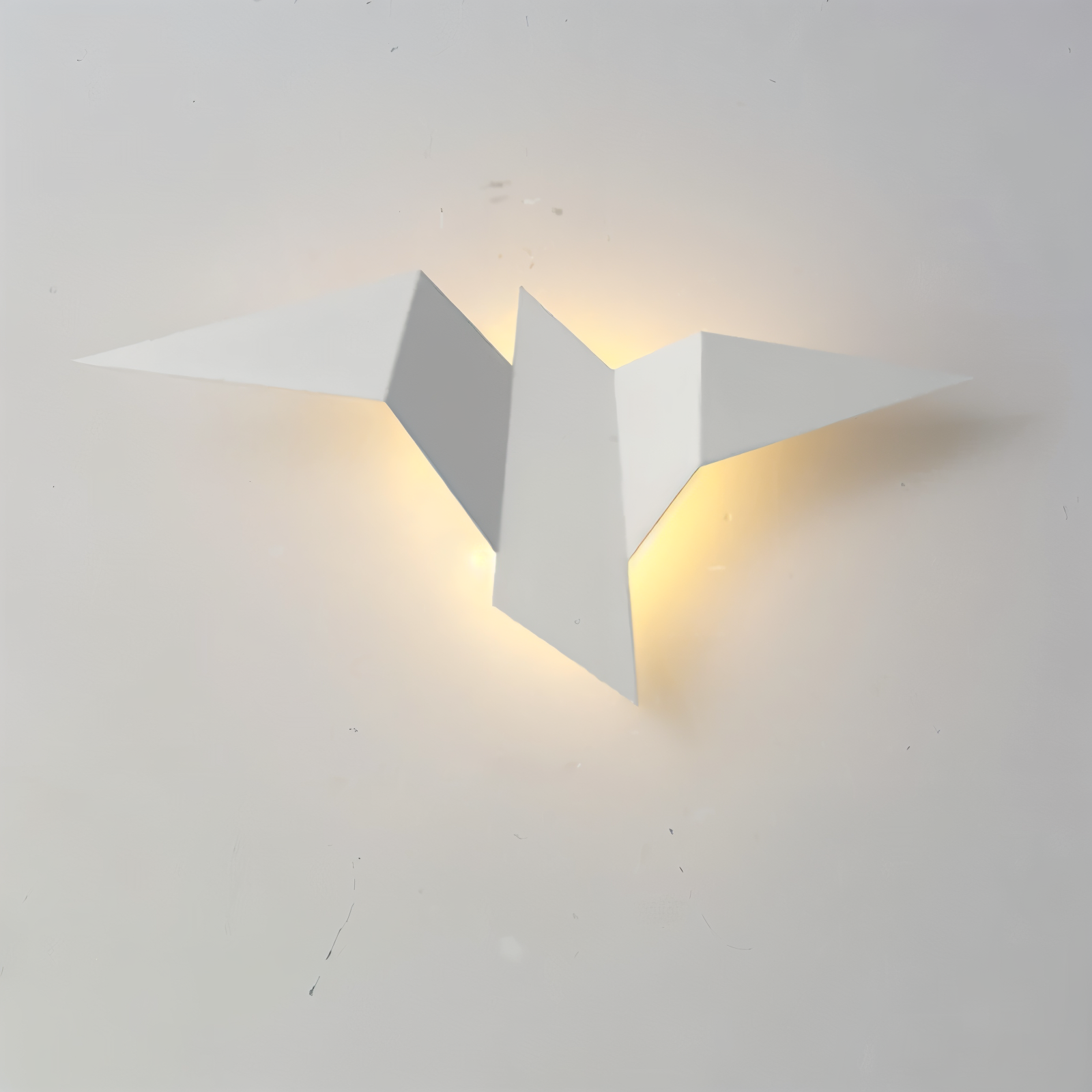 Japansk væglampe med origami fugledesign – moderne væglampe