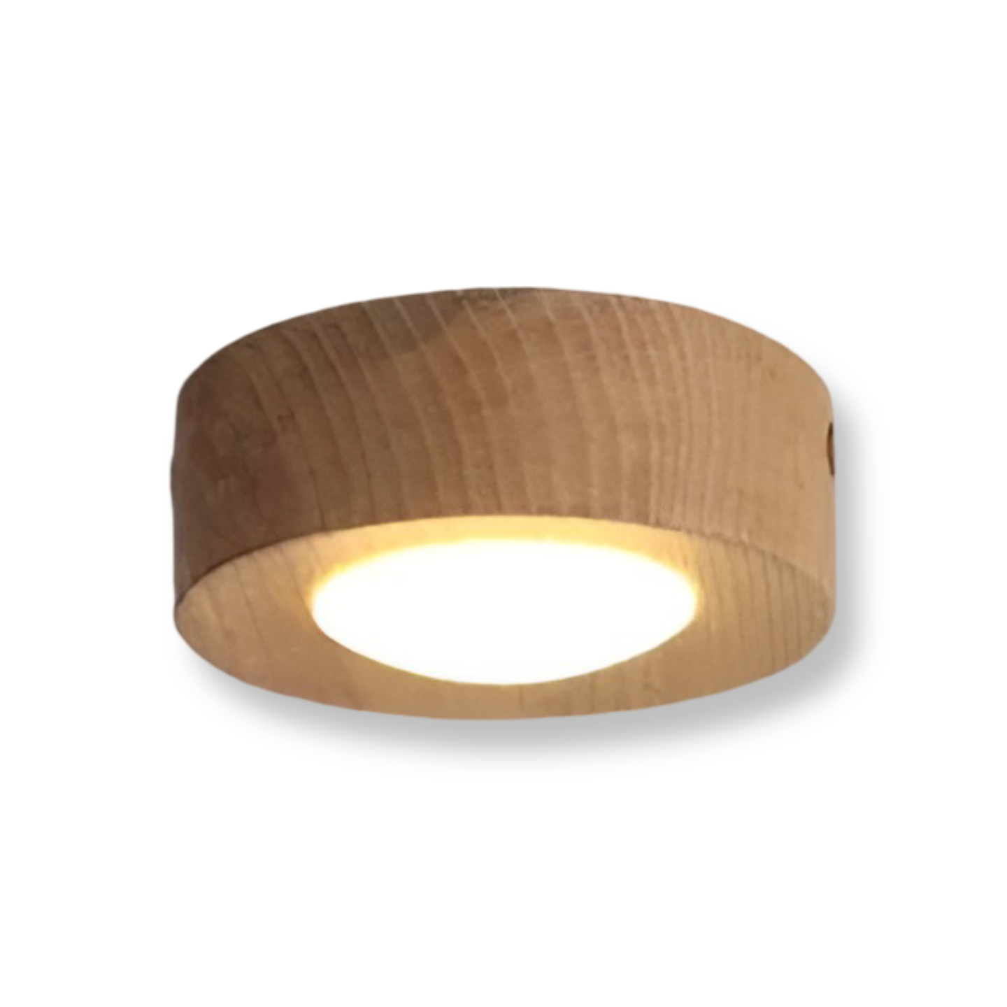 Walnora Spotlampe – LED Loftspot i Valnøddetræ med Moderne Design