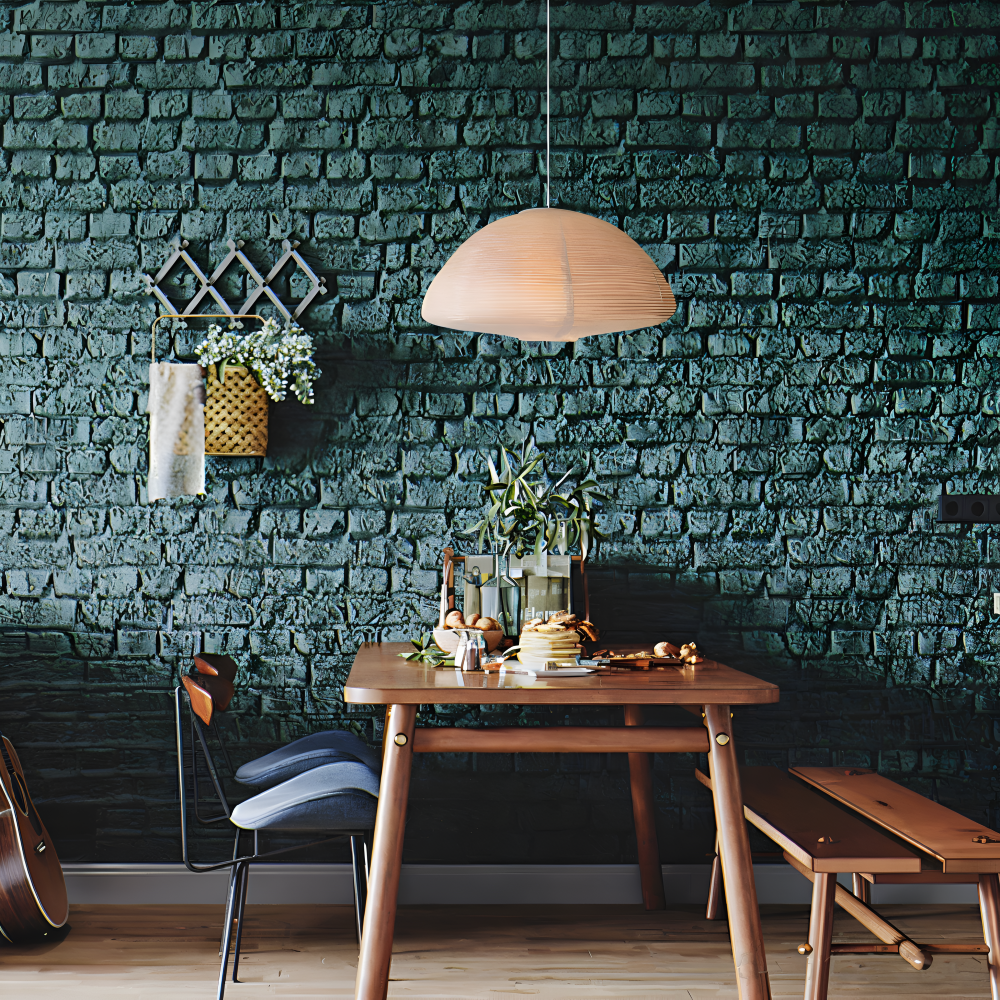 Japansk pendellampe i papir – minimalistisk loftlampe med blødt lys