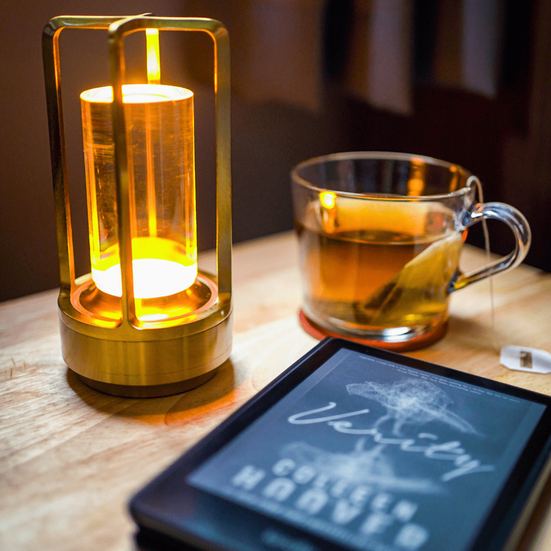 Crystelle – Krystallanterne med Dæmpbar LED og USB-opladning