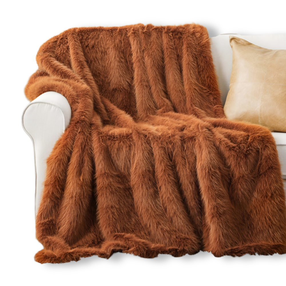 VelouraFur Luxe – Lyxig Konstpälsfilt med Elegant Velourfinish