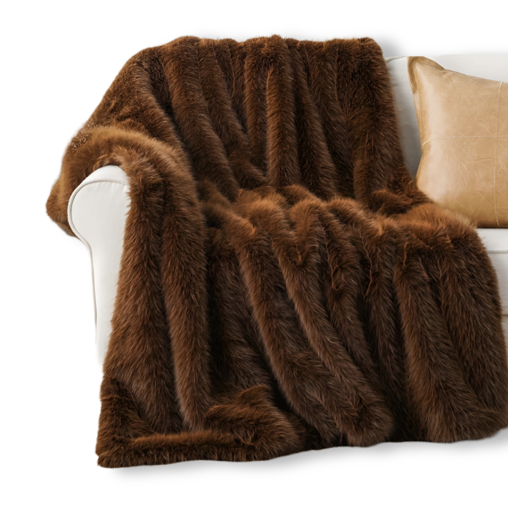 VelouraFur Luxe – Lyxig Konstpälsfilt med Elegant Velourfinish