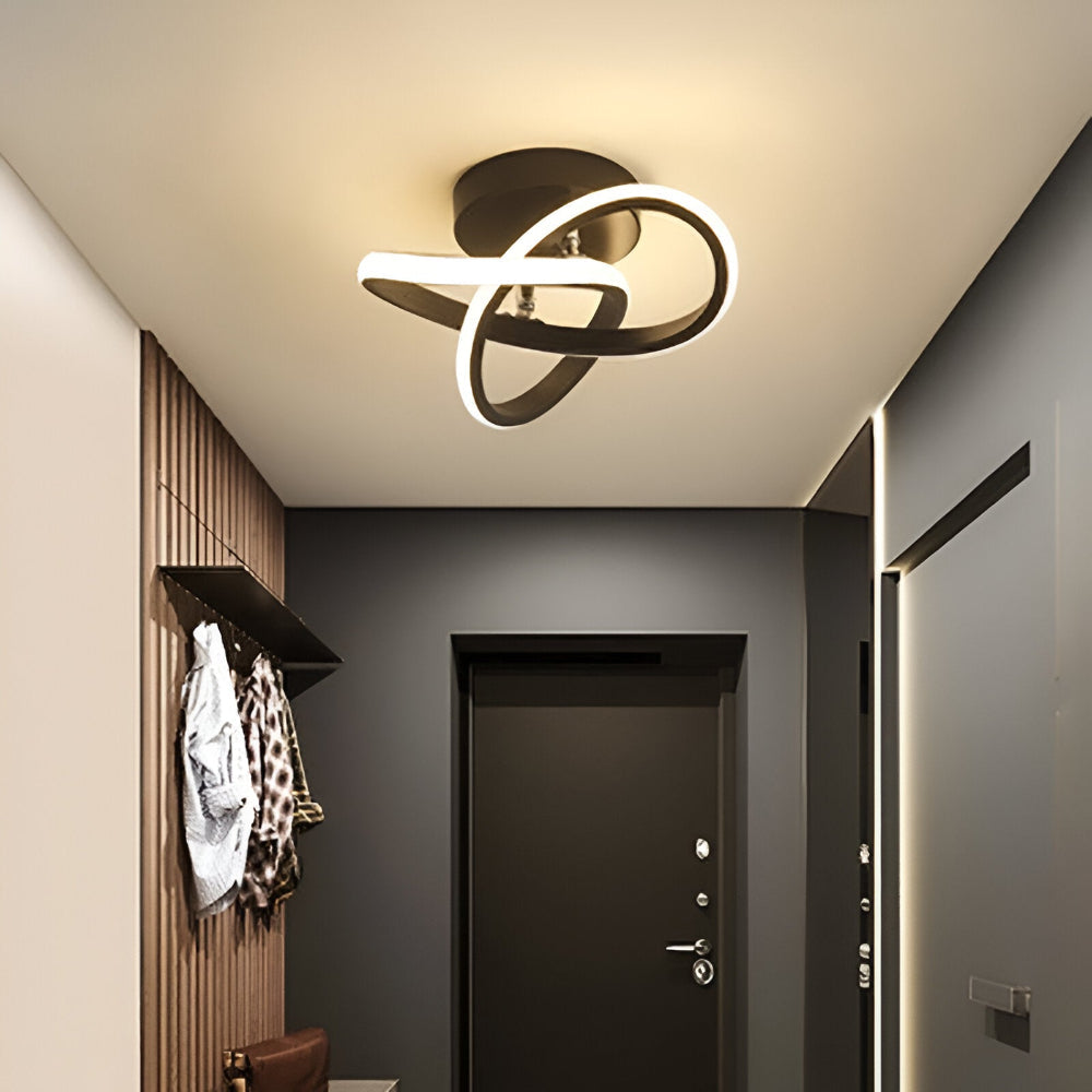 Arqelia – Abstrakt Moderne LED Loftlampe med Dæmpbar Funktion (Ø24 cm)