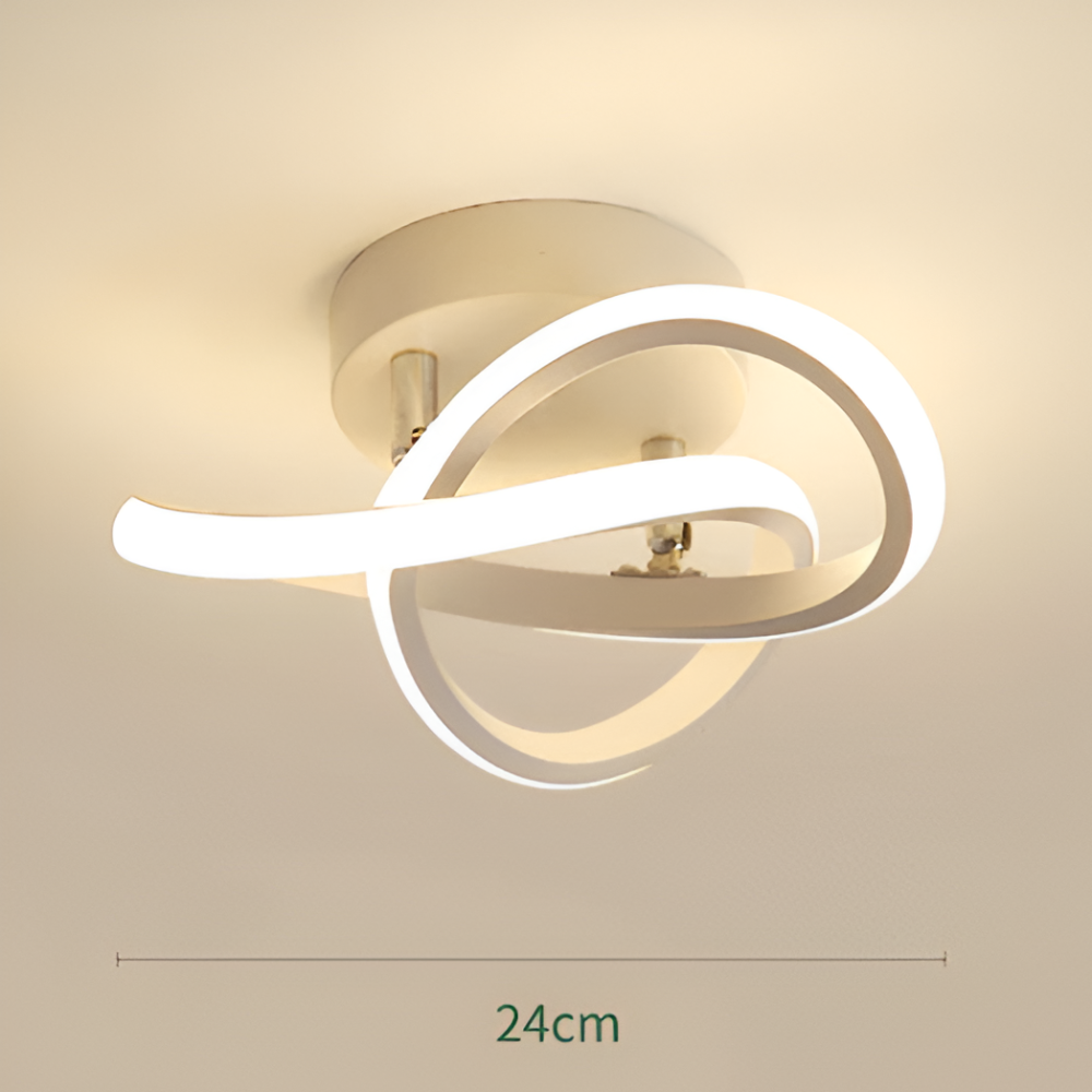 Arqelia – Abstrakt Moderne LED Loftlampe med Dæmpbar Funktion (Ø24 cm)
