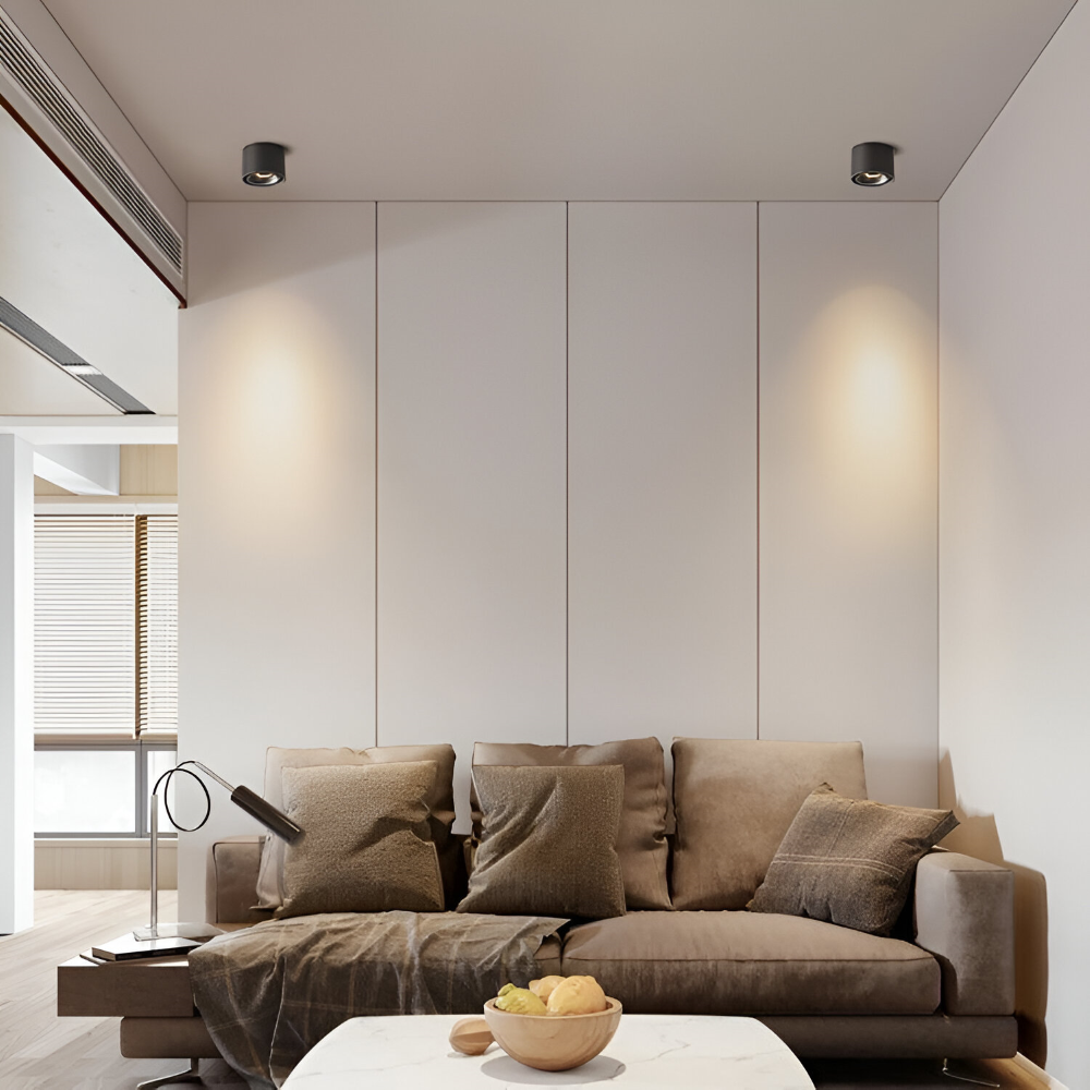 Justerbar LED downlight i aluminium – moderne loftbelysning