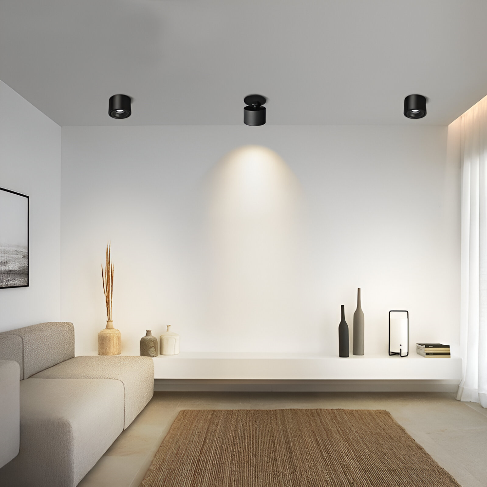 Justerbar LED downlight i aluminium – moderne loftbelysning
