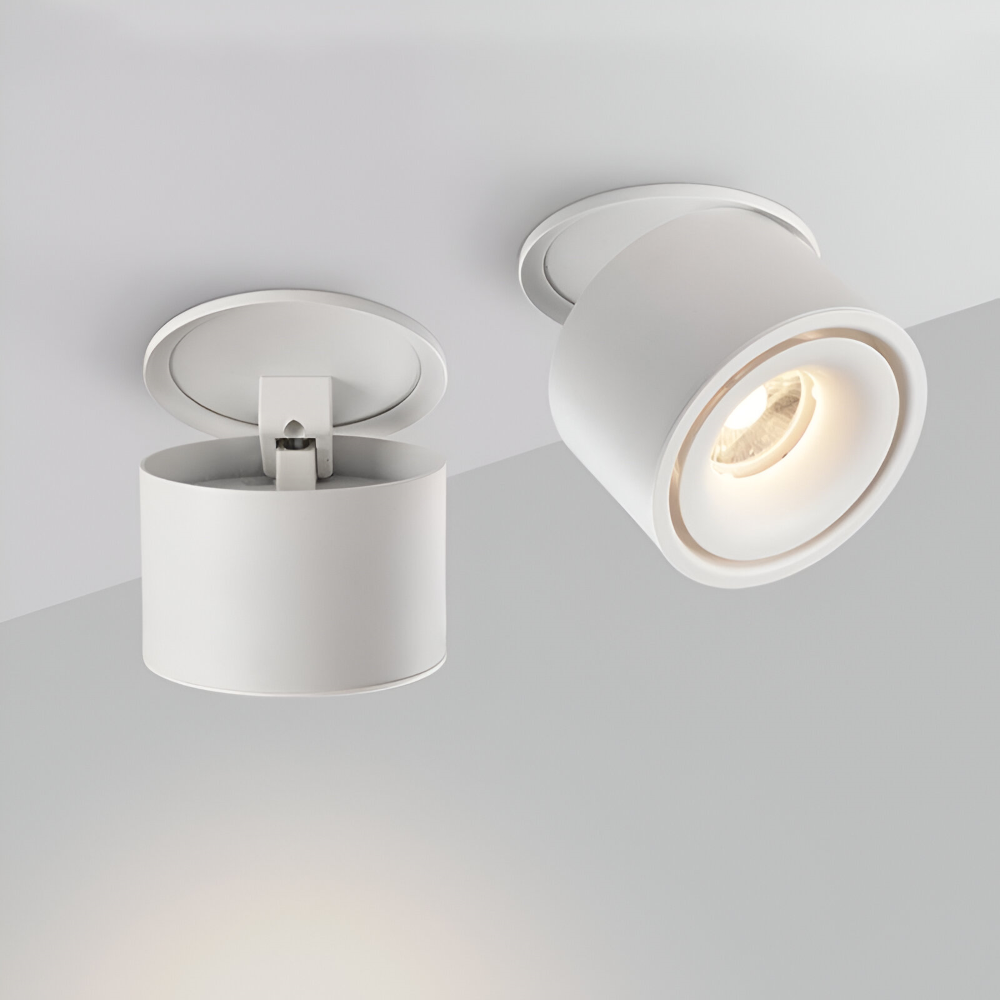 Justerbar LED downlight i aluminium – moderne loftbelysning