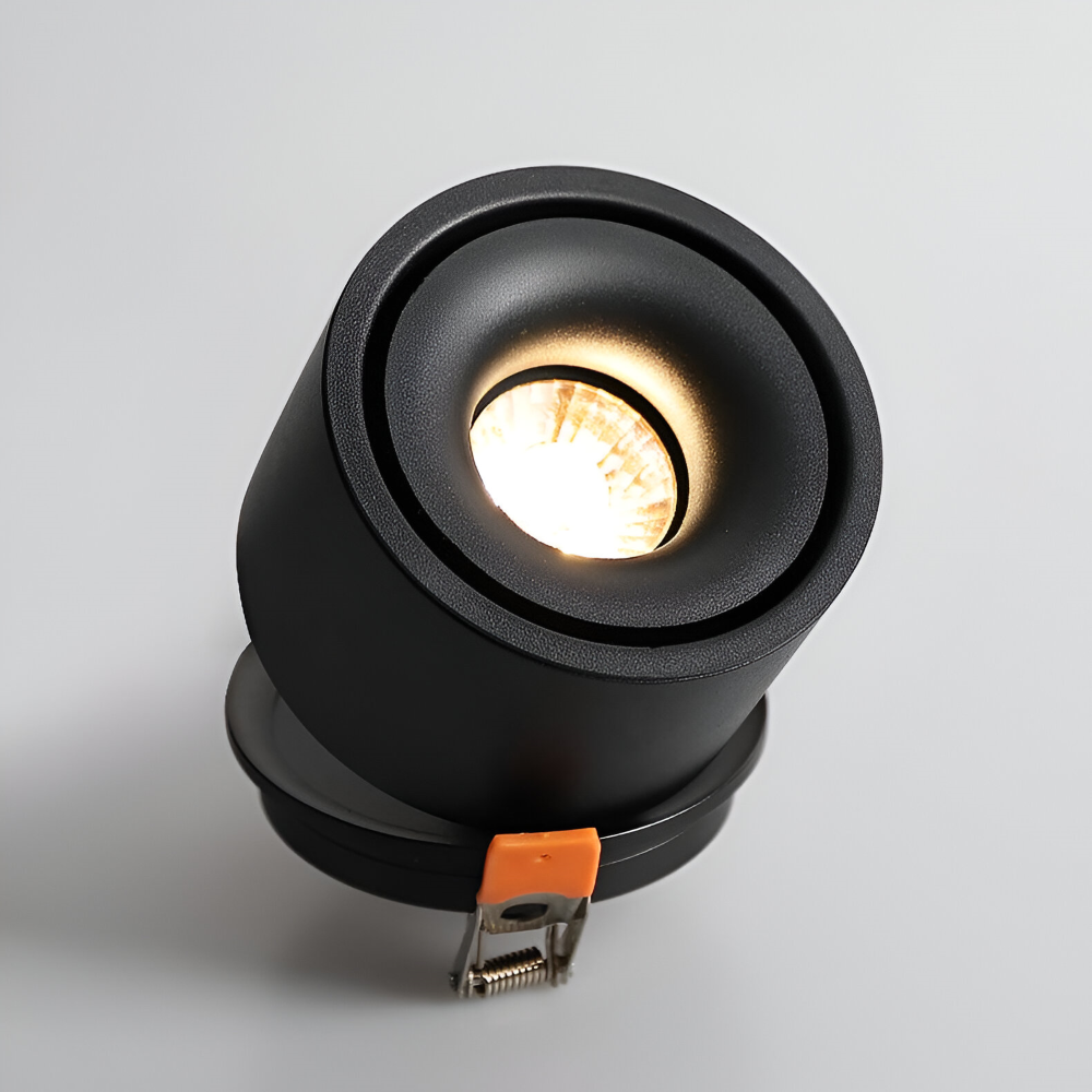 Justerbar LED downlight i aluminium – moderne loftbelysning
